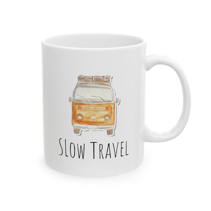 Slow Travel Ceramic Mug | Van (11oz, 15oz)