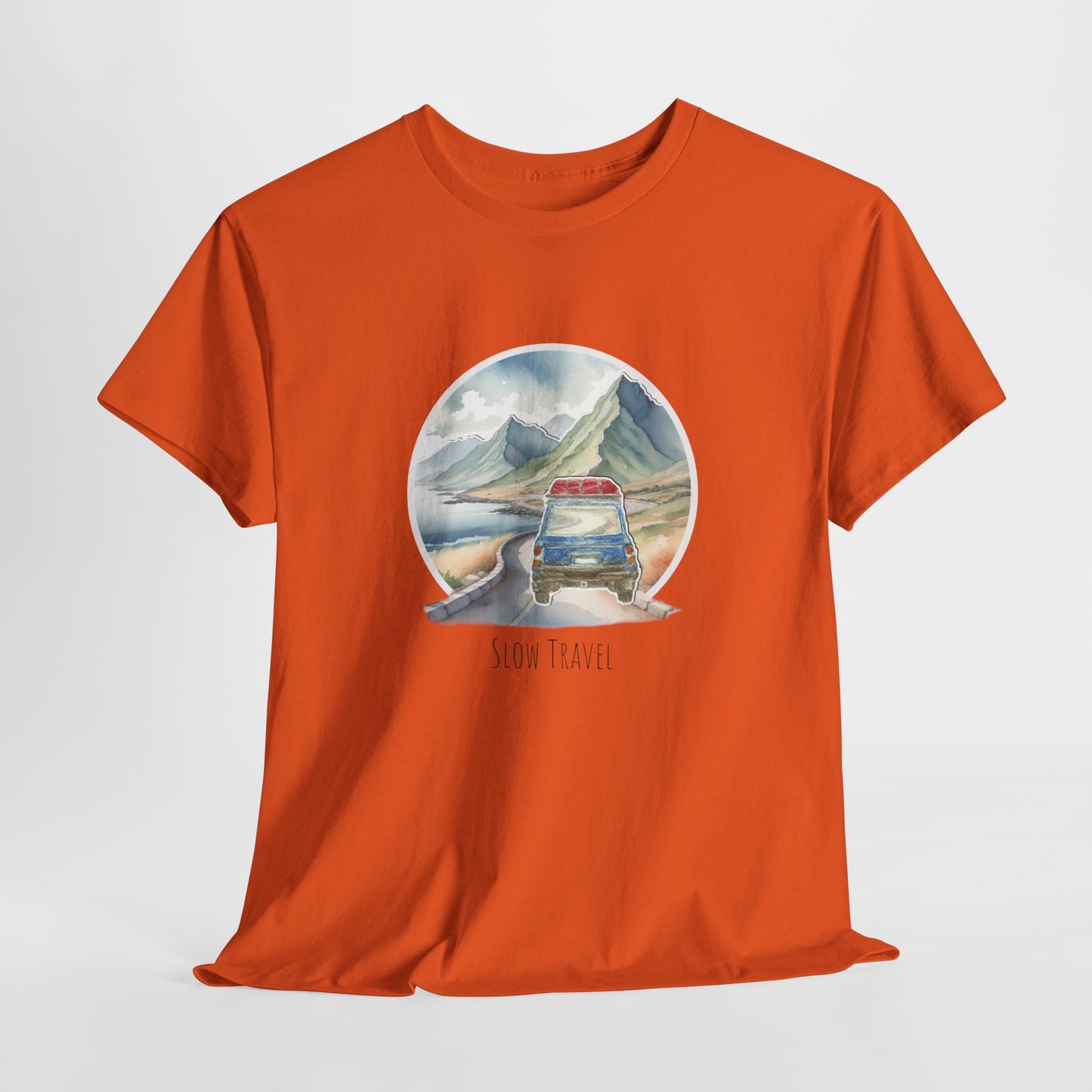 Mountain Slow Travel / Cotton T-Shirt / Unisex