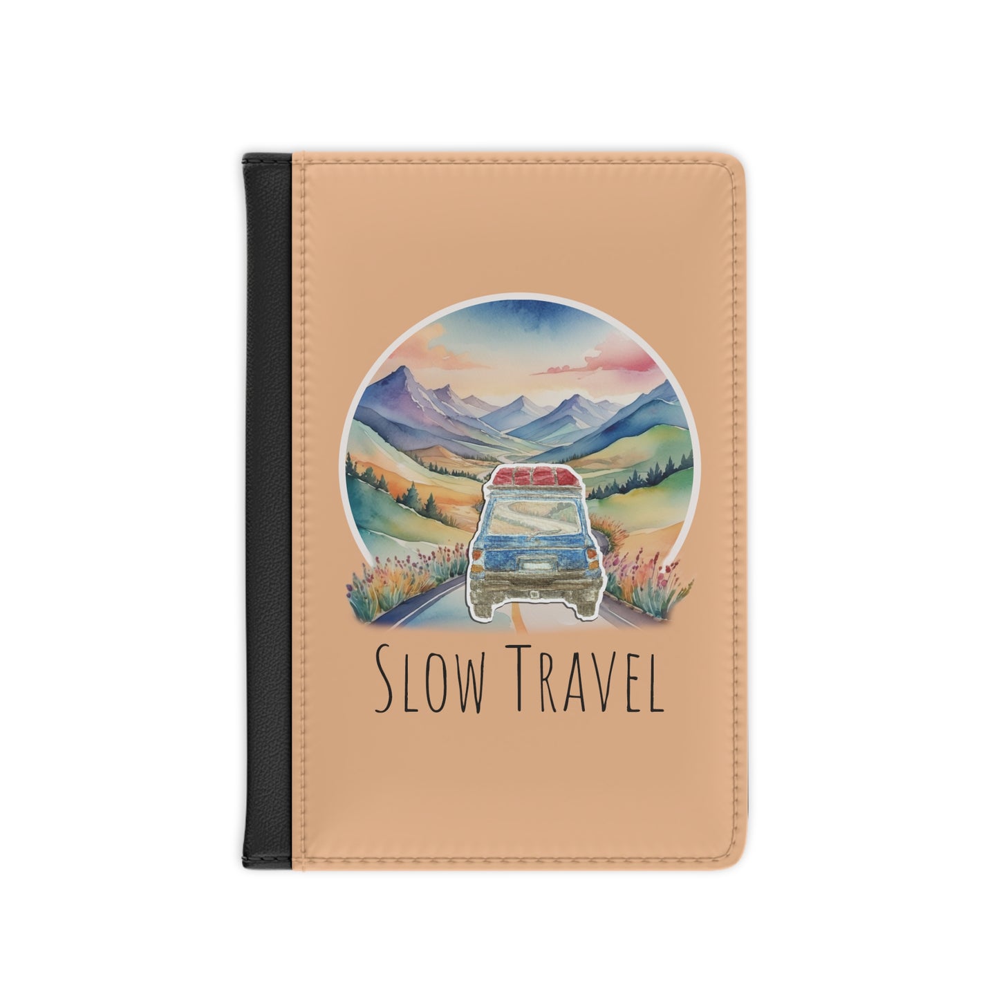 Slow Travel Passport Cover | Sunset | Tan