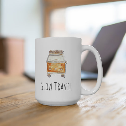 Slow Travel Ceramic Mug | Van (11oz, 15oz)